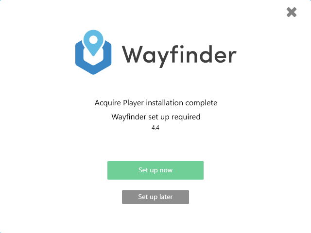 Wayfinder Setup